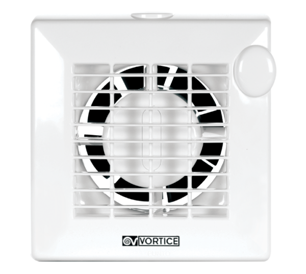 Vortice Punto 11603 M100/4HCS T Axial Bathroom Extract Fan with Humidistat & Timer.